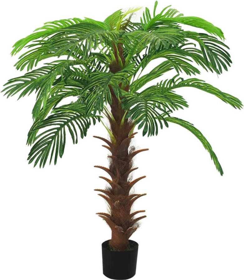 VidaXL -Kunstplant-met-pot-cycaspalm-140-cm-groen