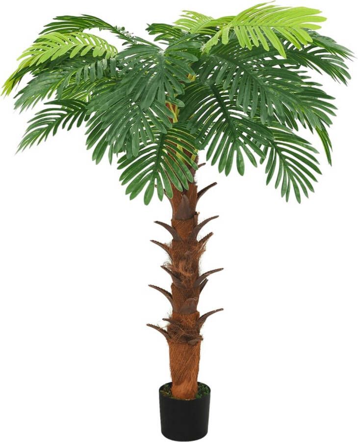 VidaXL -Kunstplant-met-pot-cycaspalm-160-cm-groen