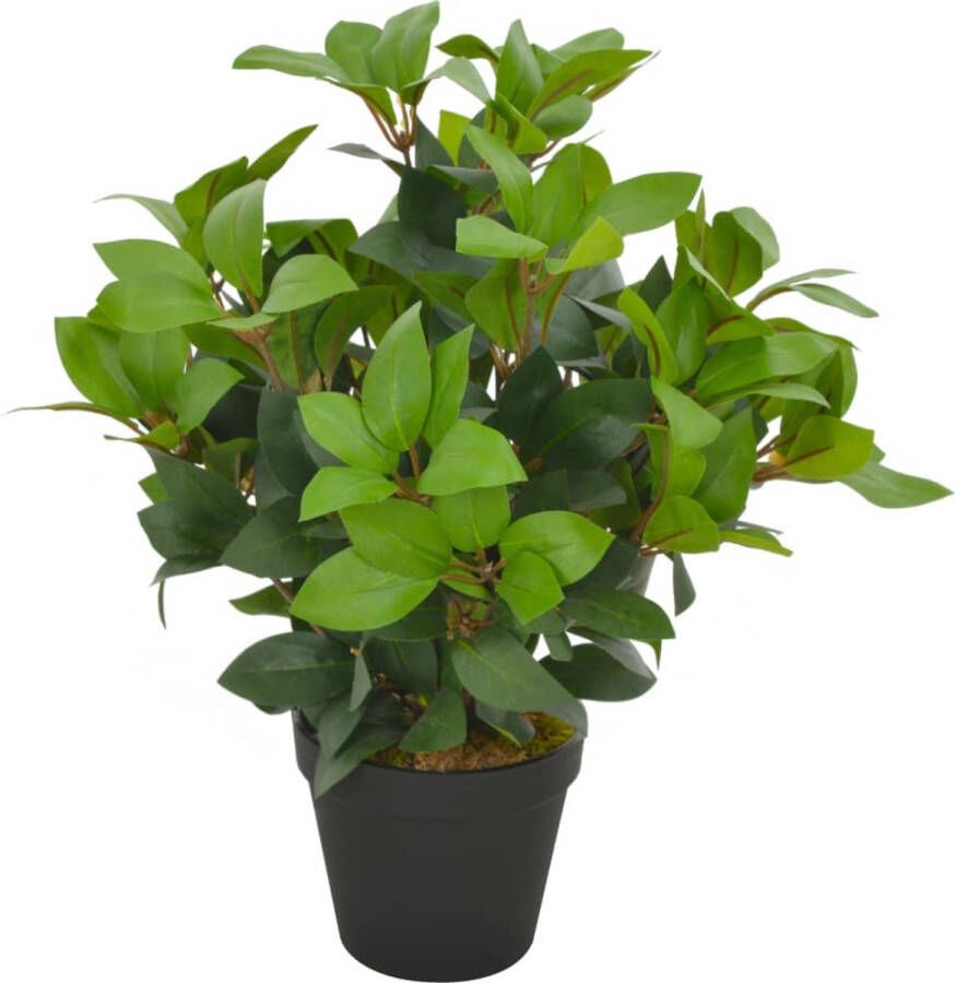 VidaXL -Kunstplant-met-pot-laurierboom-40-cm-groen
