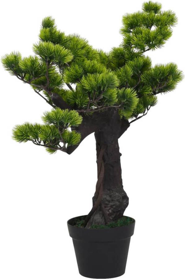 VidaXL -Kunstplant-met-pot-pinus-bonsai-70-cm-groen
