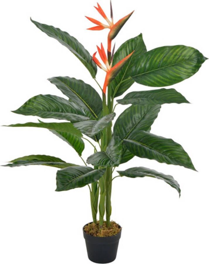 VidaXL -Kunstplant-met-pot-strelitzia-100-cm-rood
