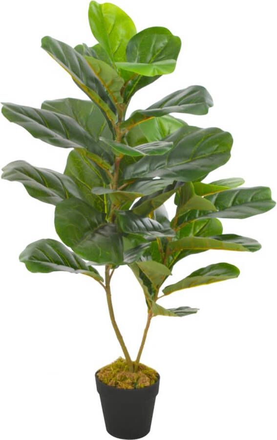 VidaXL -Kunstplant-met-pot-vioolbladplant-90-cm-groen