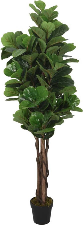 VidaXL -Kunstplant-vijgenboom-134-bladeren-120-cm-groen
