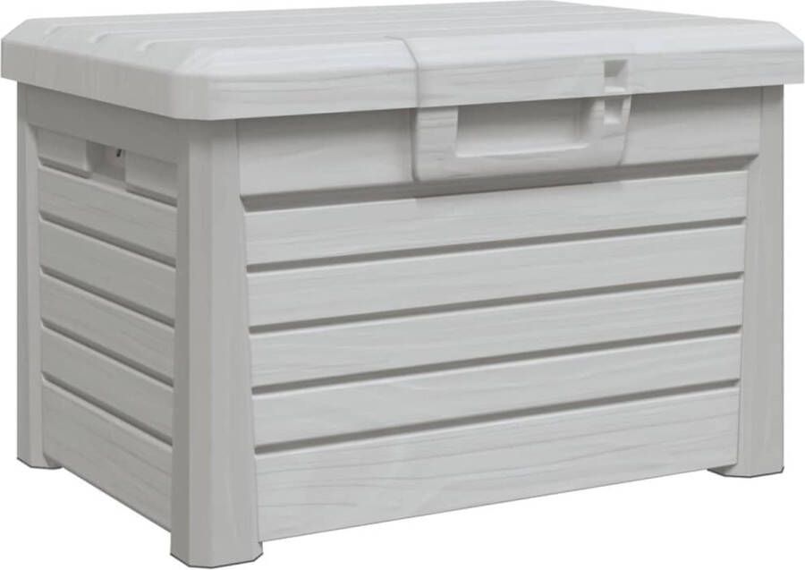 VidaXL Kussenbox 73x50 5x46 5 cm polypropeen grijs