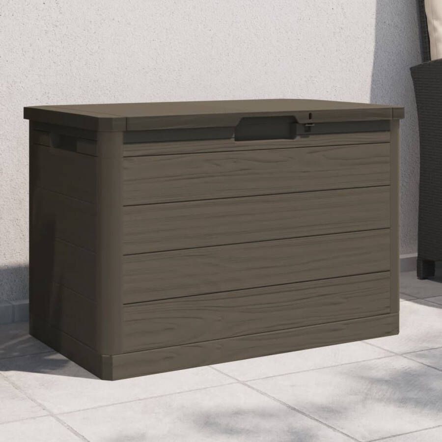 VidaXL Kussenbox 77 5x44 5x53 cm polypropeen bruin