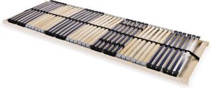 VidaXL Lattenbodem met 42 latten 7 zones FSC 90x200 cm