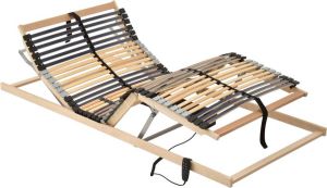 VidaXL Lattenbodem met 42 latten 7 zones elektrisch 100x200 cm