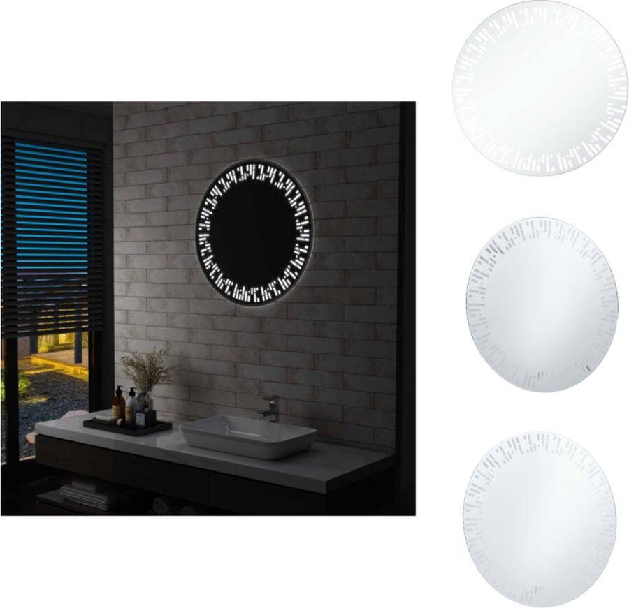 VidaXL LED-badkamerspiegel 70 cm heldere verlichting en verfijnde stijl Spiegel