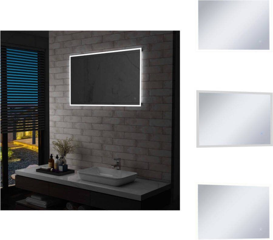 VidaXL LED Spiegel Badkamer 100 x 60 cm IP44 gekeurd Spiegel