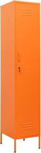 VidaXL Lockerkast 35x46x180 Cm Staal Oranje