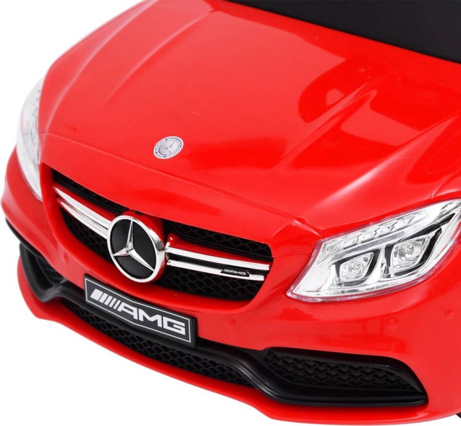 VidaXL Loopauto Mercedes Benz C63 rood