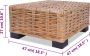 Vida XL vidaXL Loungeset natuurlijk rattan 27-delig-VXL-244623 - Thumbnail 3