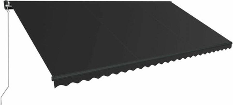 VidaXL Luifel handmatig uittrekbaar 600x300 cm antraciet