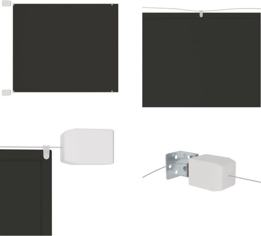 VidaXL Luifel verticaal 180x800 cm oxford stof antracietkleurig Verticale Luifel Verticale Luifels Luifel Verticaal Scherm
