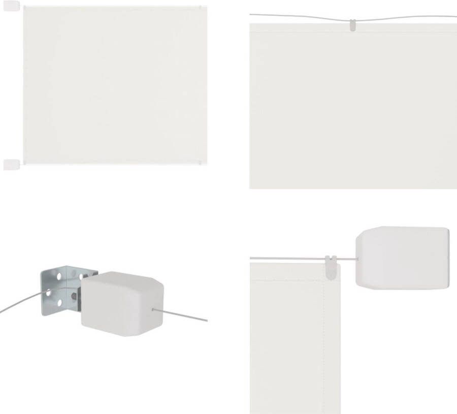 VidaXL Luifel verticaal 200x420 cm oxford stof wit Verticale Luifel Verticale Luifels Luifel Verticaal Scherm