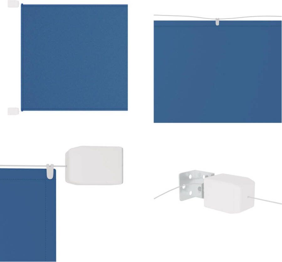 VidaXL Luifel verticaal 60x1000 cm oxford stof blauw Verticale Luifel Verticale Luifels Luifel Verticaal Scherm