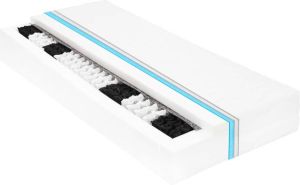 VidaXL Matras 7 Zone 20 cm pocketvering H3 80x200 cm