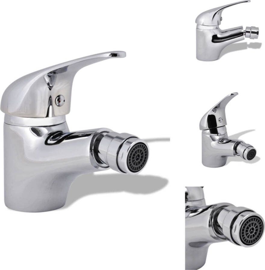 VidaXL Mengkraan Bidet Hoogwaardig 13x12 cm Verchroomd Keukenkraan