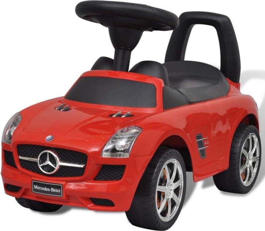 VidaXL Mercedes Benz loopauto (rood)