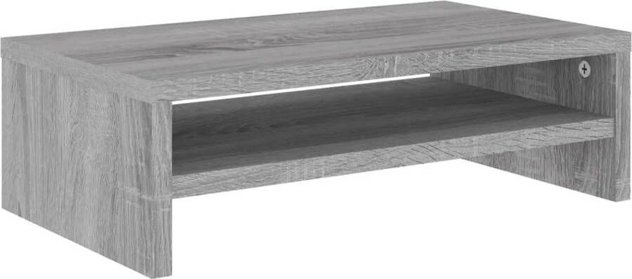 VidaXL -Monitorstandaard-42x24x13-cm-bewerkt-hout-grijs-sonoma-eiken