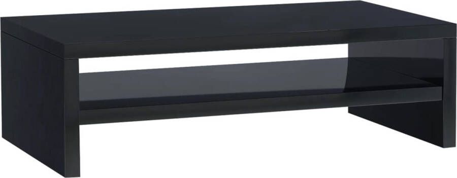VidaXL -Monitorstandaard-42x24x13-cm-bewerkt-hout-hoogglans-zwart