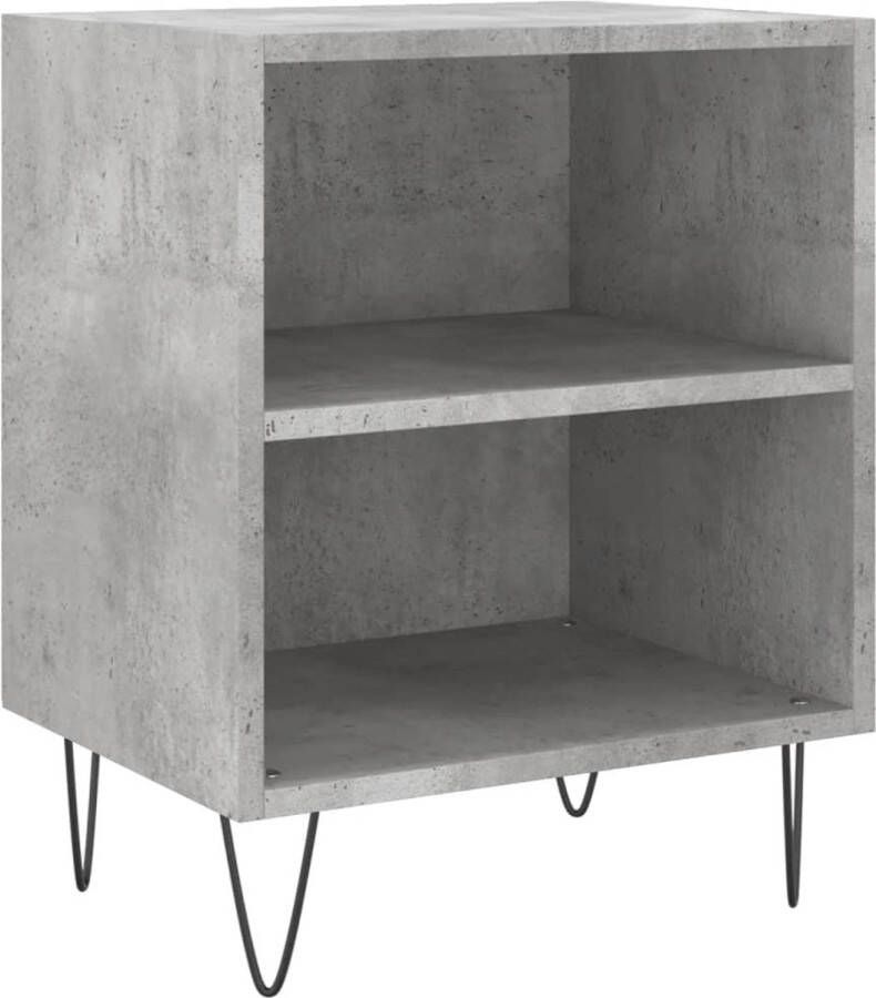 VidaXL -Nachtkastje-40x30x50-cm-bewerkt-hout-betongrijs