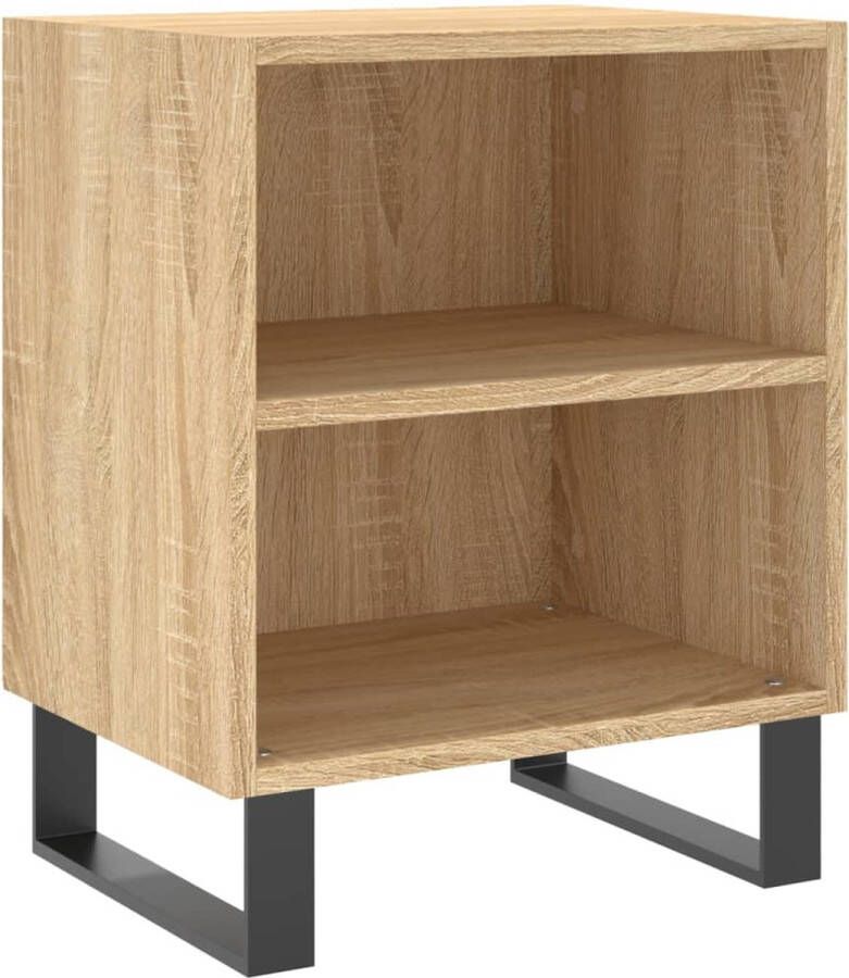 VidaXL -Nachtkastje-40x30x50-cm-bewerkt-hout-sonoma-eikenkleurig