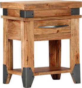 VidaXL Nachtkastje 40x30x51 Cm Massief Acaciahout