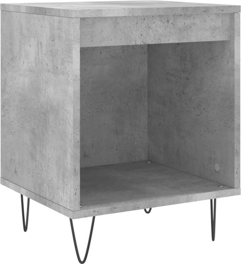 VidaXL -Nachtkastje-40x35x50-cm-bewerkt-hout-betongrijs