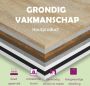VidaXL Prolenta Premium Nachtkastje 40x35x50 cm bewerkt hout wit - Thumbnail 1