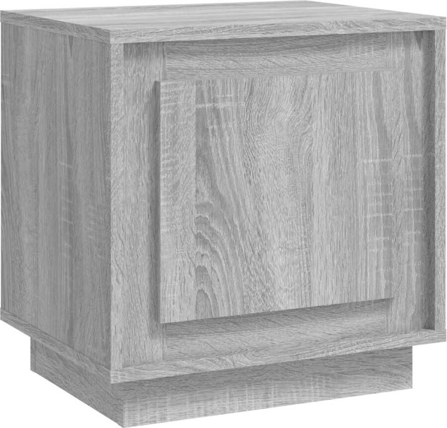 VidaXL -Nachtkastje-44x35x45-cm-bewerkt-hout-grijs-sonoma-eikenkleurig