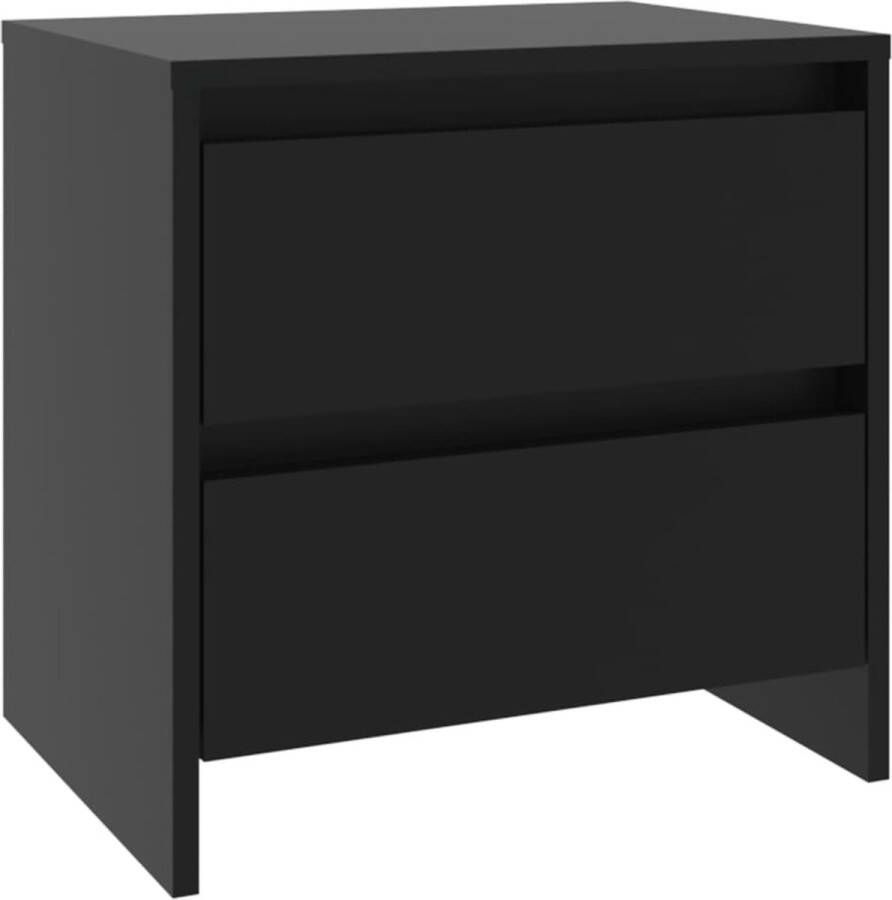 VidaXL -Nachtkastje-45x34 5x44 5-cm-spaanplaat-zwart