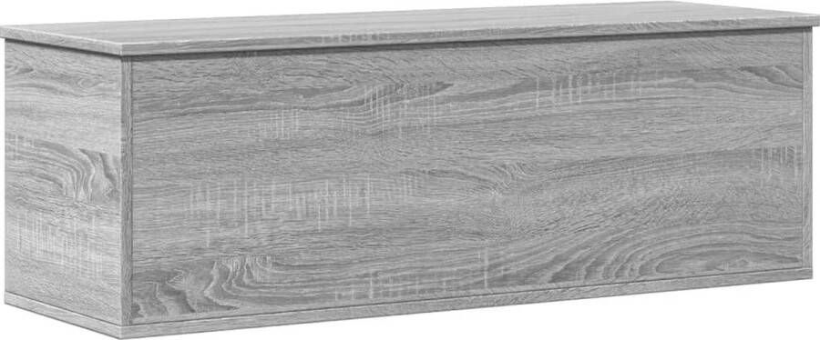 VidaXL Opbergbox 102x35x35 cm bewerkt hout grijs sonoma eikenkleurig