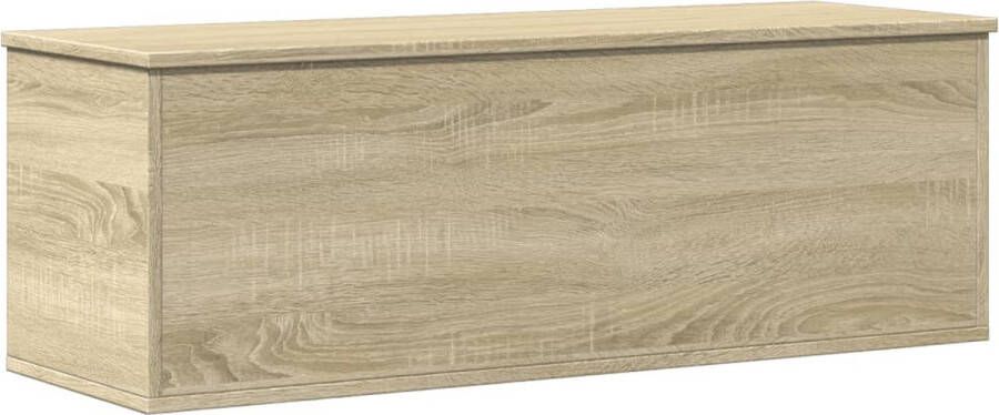 VidaXL Opbergbox 102x35x35 cm bewerkt hout sonoma eikenkleurig