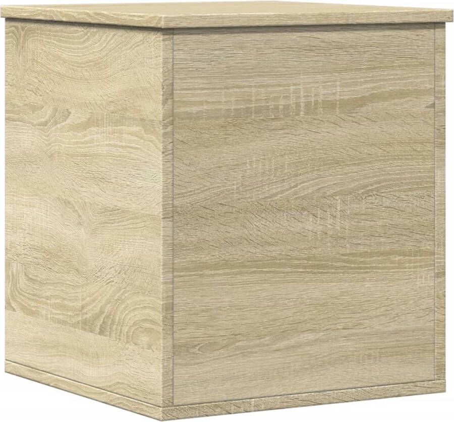 VidaXL Opbergbox 40x42x46 cm bewerkt hout sonoma eikenkleurig