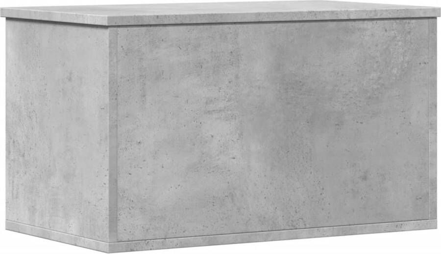 VidaXL Opbergbox 60x35x35 cm bewerkt hout betongrijs