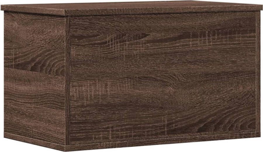 VidaXL Opbergbox 60x35x35 cm bewerkt hout bruin eikenkleurig