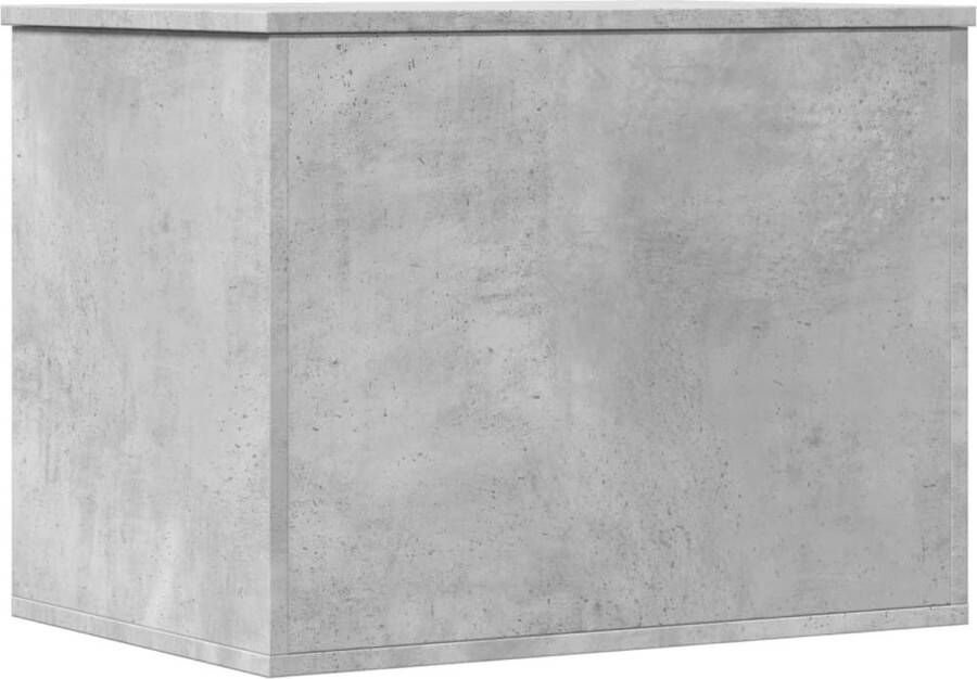 VidaXL Opbergbox 60x42x46 cm bewerkt hout betongrijs