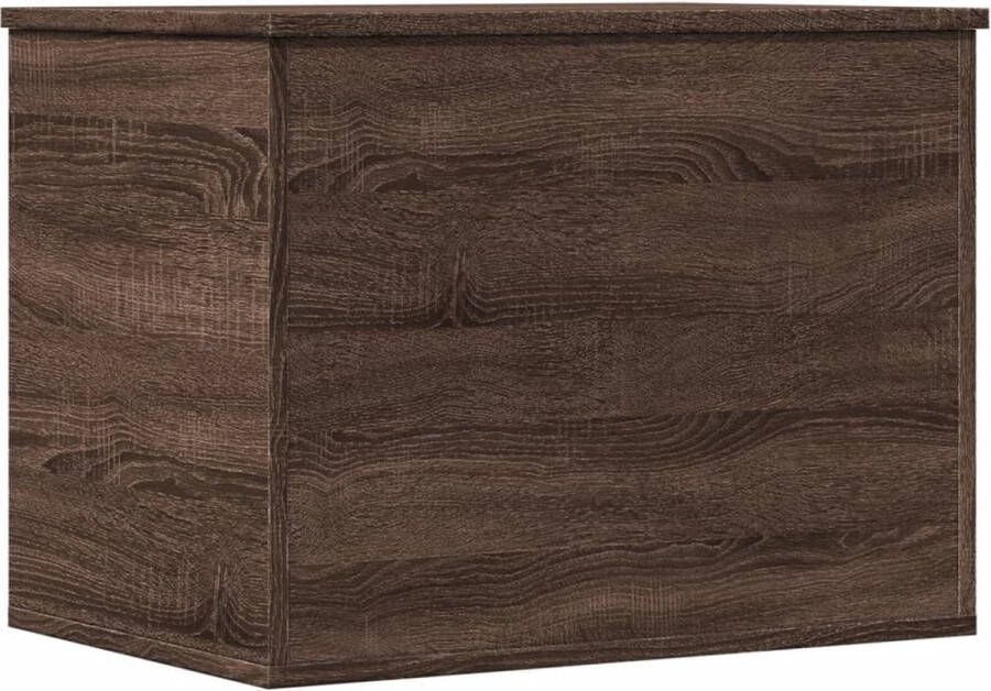 VidaXL Opbergbox 60x42x46 cm bewerkt hout bruin eikenkleurig