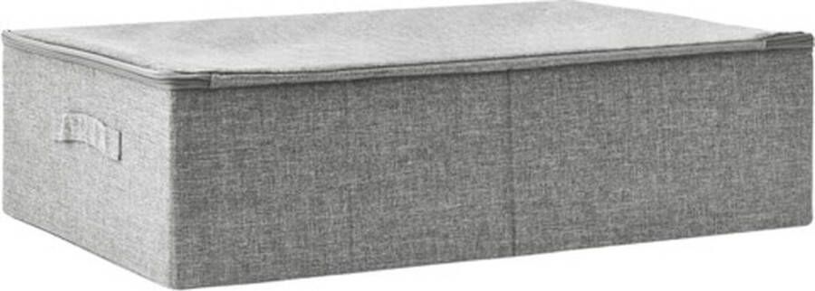VidaXL -Opbergbox-70x40x18-cm-stof-grijs