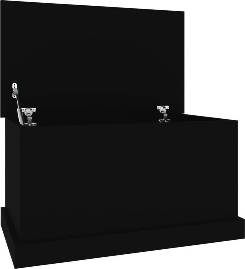 VidaXL -Opbergbox-70x40x38-cm-bewerkt-hout-zwart