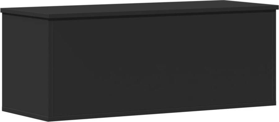 VidaXL Opbergbox 90x35x35 cm bewerkt hout zwart