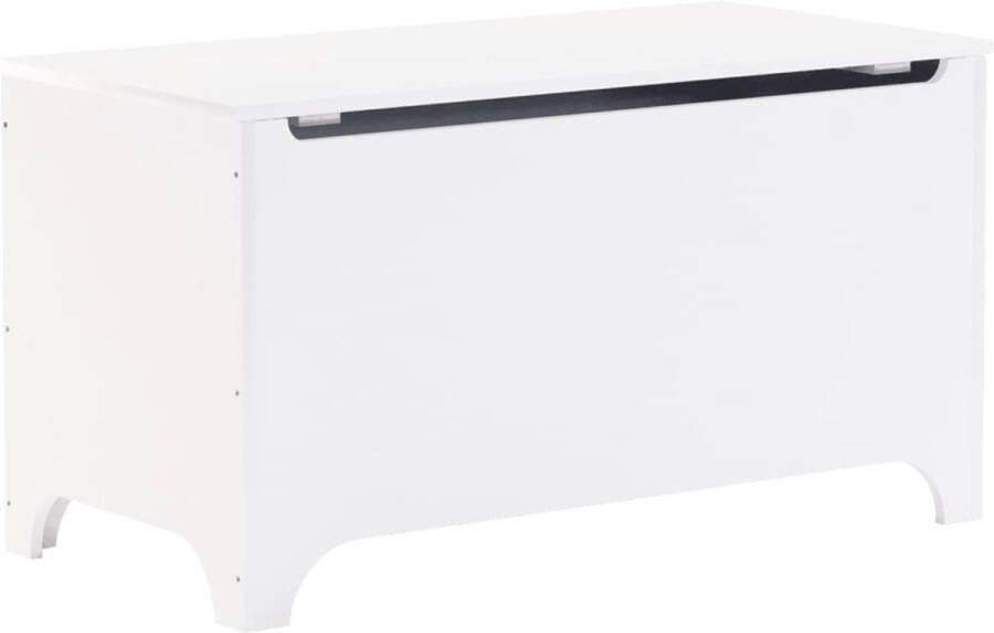 VidaXL Opbergbox met deksel RANA 100x49x54 cm massief grenenhout wit