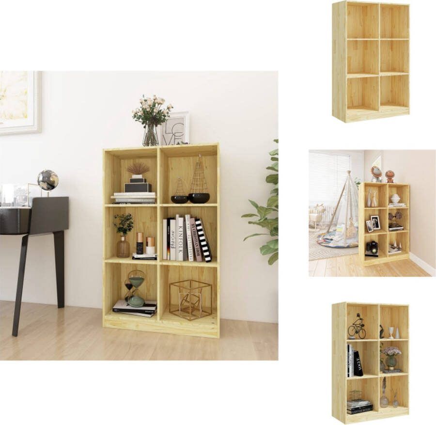 VidaXL Opbergkast 70 x 33 x 110 cm Massief grenenhout Kast