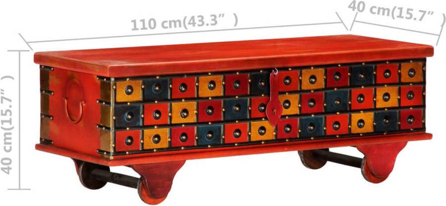 VidaXL -Opbergkist-110x40x40-cm-massief-acaciahout-rood