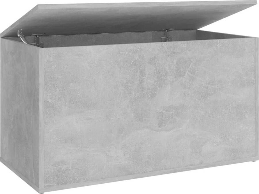 VidaXL -Opbergkist-84x42x46-cm-bewerkt-hout-betongrijs