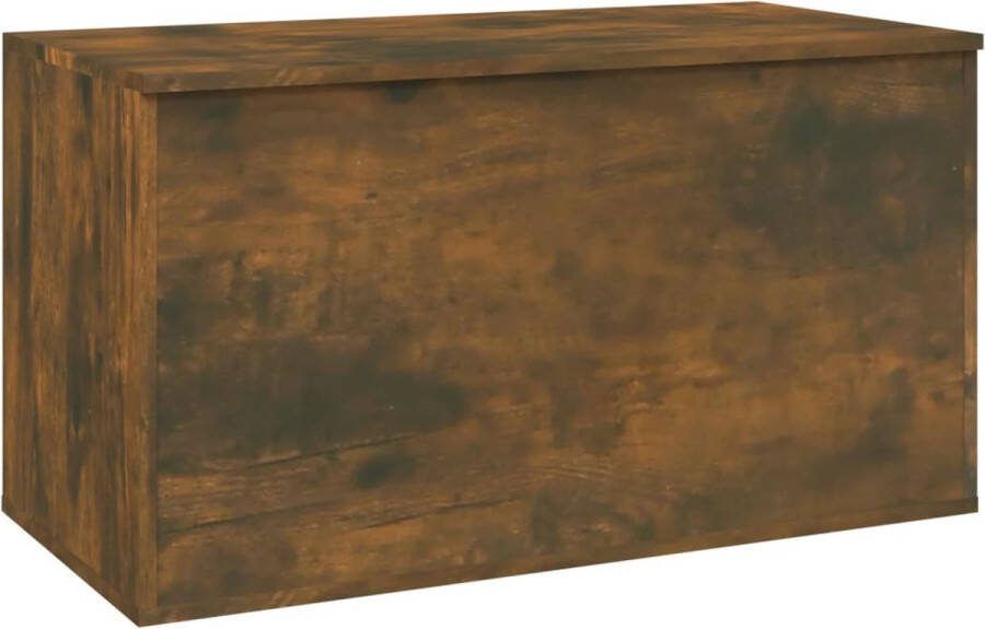 VidaXL -Opbergkist-84x42x46-cm-bewerkt-hout-gerookt-eikenkleurig