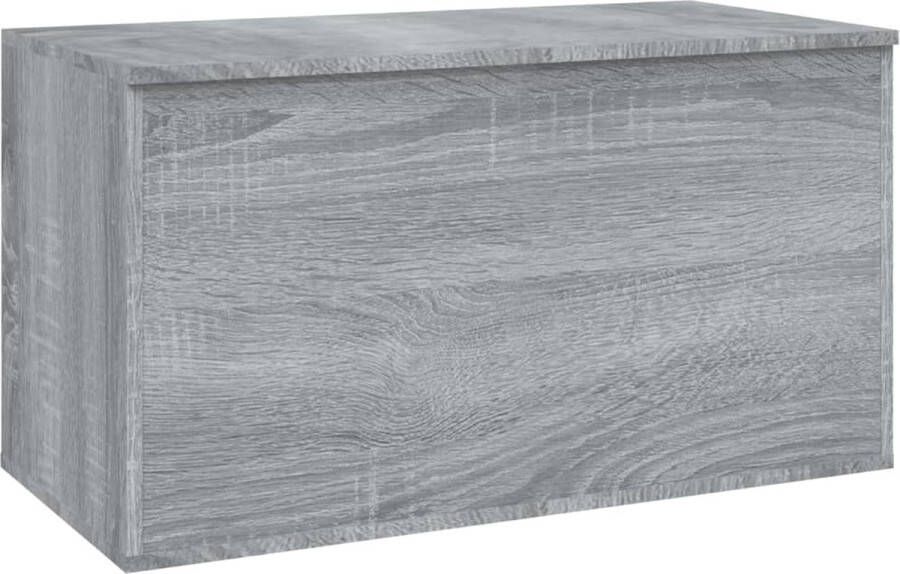 VidaXL -Opbergkist-84x42x46-cm-bewerkt-hout-grijs-sonoma-eikenkleurig