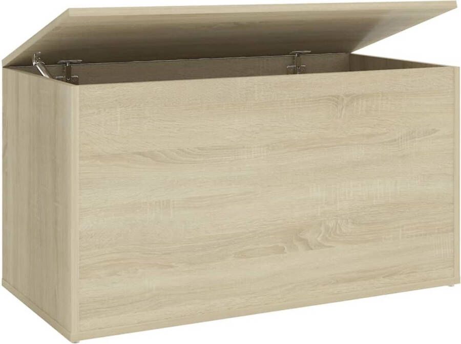 VidaXL -Opbergkist-84x42x46-cm-bewerkt-hout-sonoma-eikenkleurig