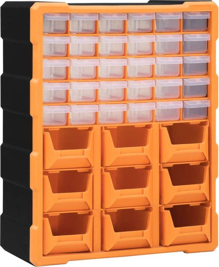 VidaXL -Organiser-met-18-medium-lades-38x16x47-cm